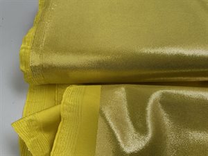 Sport / danse stof - hologram jersey, små krakkeleret look i guld med sølv glimmer